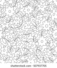 Seamless floral pattern background. For invitation cards decoration