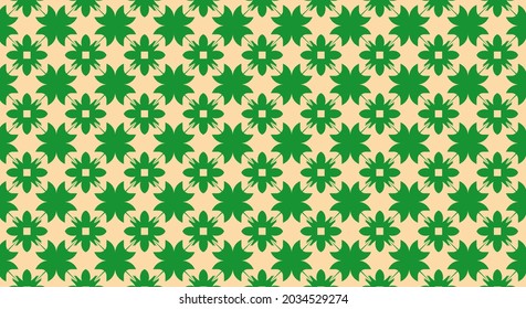 Seamless floral pattern background, modern shapes composition, eps 10 vector.