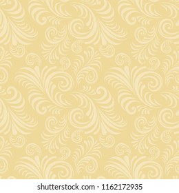 Seamless floral pattern background. Paper cut out seamless floral pattern.