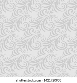 Seamless floral pattern background. Paper cut out seamless floral pattern.
