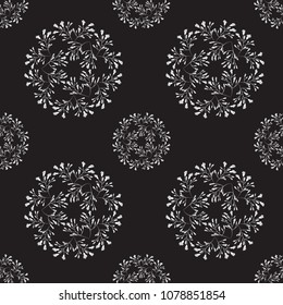 Seamless floral pattern. Background in small flowers for textiles, fabrics, cotton fabric, covers, wallpaper, print, gift wrapping, postcard, scrapbooking.