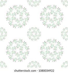 Seamless floral pattern. Background in small flowers for textiles, fabrics, cotton fabric, covers, wallpaper, print, gift wrapping, postcard, scrapbooking.