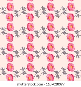 Seamless floral pattern. Background in small flowers for textiles, fabrics, cotton fabric, covers, wallpaper, print, gift wrapping, postcard, scrapbooking.
