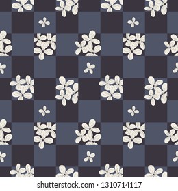Seamless floral pattern. Background in small flowers for textiles, fabrics, cotton fabric, covers, wallpaper, print, gift wrapping, postcard, scrapbooking 