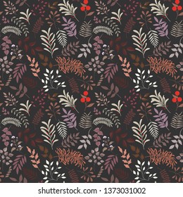 Seamless floral pattern. Background in small flowers for textiles, fabrics, cotton fabric, covers, wallpaper, print, gift wrapping, postcard, scrapbooking 