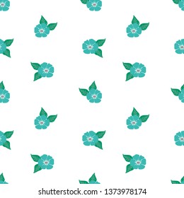 Seamless floral pattern. Background in small flowers for textiles, fabrics, cotton fabric, covers, wallpaper, print, gift wrapping, postcard, scrapbooking 
