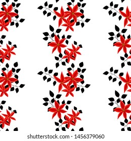 Seamless floral pattern. Background in small flowers for textiles, fabrics, cotton fabric, covers, wallpaper, print, gift wrapping, postcard, scrapbooking.