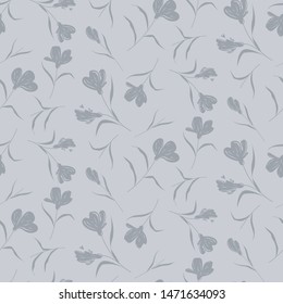 Seamless floral pattern. Background in small flowers for textiles, fabrics, cotton fabric, covers, wallpaper, print, gift wrapping, postcard, scrapbooking.