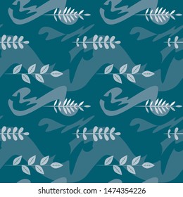 Seamless floral pattern. Background in small flowers for textiles, fabrics, cotton fabric, covers, wallpaper, print, gift wrapping, postcard, scrapbooking.