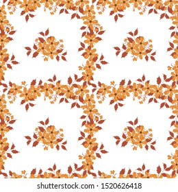 Seamless floral pattern. Background in small flowers for textiles, fabrics, cotton fabric, covers, wallpaper, print, gift wrapping, postcard, scrapbooking.