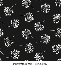 Seamless floral pattern. Background in small flowers for textiles, fabrics, cotton fabric, covers, wallpaper, print, gift wrapping, postcard, scrapbooking.