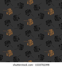 Seamless floral pattern. Background in small flowers for textiles, fabrics, cotton fabric, covers, wallpaper, print, gift wrapping, postcard, scrapbooking.