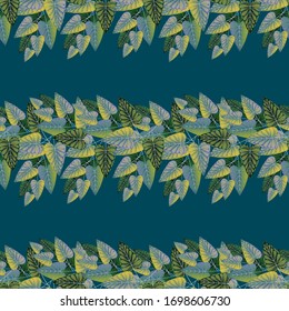 Seamless floral pattern. Background in small leaves for textiles, fabrics, cotton fabric, covers, wallpaper, print, gift wrapping, postcard, scrapbooking.