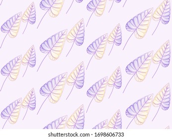 Seamless floral pattern. Background in small leaves for textiles, fabrics, cotton fabric, covers, wallpaper, print, gift wrapping, postcard, scrapbooking.