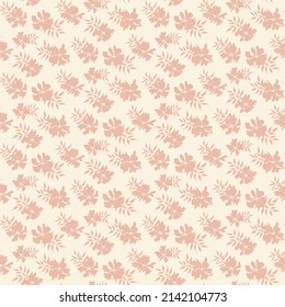 Seamless floral pattern. Background in small flowers for textiles, fabrics, cotton fabric, covers, wallpaper, print, gift wrapping, postcard, scrapbooking.