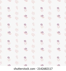 Seamless floral pattern. Background in small flowers for textiles, fabrics, cotton fabric, covers, wallpaper, print, gift wrapping, postcard, scrapbooking.