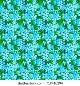 Seamless floral pattern. Background in small flowers for textiles, fabrics, cotton fabric, covers, wallpaper, print, gift wrapping, postcard, scrapbooking.