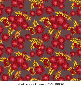 Seamless floral pattern. Background in small flowers for textiles, fabrics, cotton fabric, covers, wallpaper, print, gift wrapping, postcard, scrapbooking.