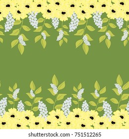 Seamless floral pattern. Background in small flowers for textiles, fabrics, cotton fabric, covers, wallpaper, print, gift wrapping, postcard, scrapbooking.