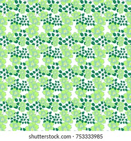 Seamless floral pattern. Background in small flowers for textiles, fabrics, cotton fabric, covers, wallpaper, print, gift wrapping, postcard, scrapbooking.