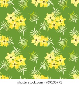 Seamless floral pattern. Background in small flowers for textiles, fabrics, cotton fabric, covers, wallpaper, print, gift wrapping, postcard, scrapbooking.