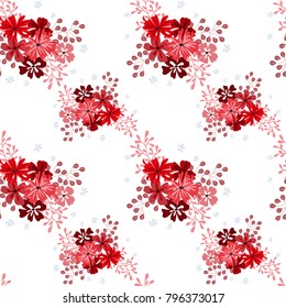 Seamless floral pattern. Background in small flowers for textiles, fabrics, cotton fabric, covers, wallpaper, print, gift wrapping, postcard, scrapbooking.