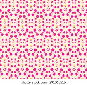 Seamless floral pattern background. Summer flower texture.