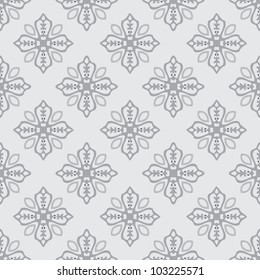 Seamless floral pattern background vector illustration