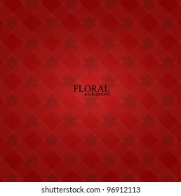 Seamless floral pattern background. Vector illustration.