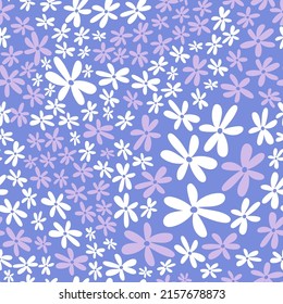 Seamless floral pattern. Floral background. Wallpaper for home decor. Hand-drawn illustration.