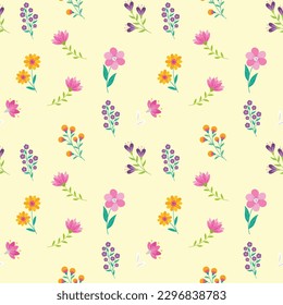 seamless floral pattern. seamless floral background.floral decoration background design.