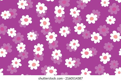 Nahtlose Blumenmuster auf der Grundlage traditioneller Volkskunst-Ornamente. Farbige Blumen auf buntem Hintergrund. Skandinavischer Stil. Schweden nordischen Stil. Vektorgrafik. Einfaches minimalistisches Muster.