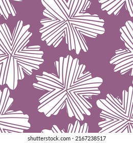 Seamless floral pattern based on traditional folk art ornaments. Colorful flowers on color background. Scandinavian style. Sweden nordic style. Vector illustration. Simple minimalistic pattern.
