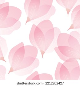 Seamless floral pattern based on traditional folk art ornaments. Colorful flowers on color background. Scandinavian style. Sweden nordic style. Vector illustration. Simple minimalistic pattern.