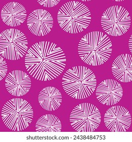 Seamless floral pattern based on traditional folk art ornaments. Colorful flowers on color background. Scandinavian style. Sweden nordic style. Vector illustration. Simple minimalistic pattern.