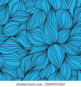 Seamless floral pattern based on traditional folk art ornaments. Colorful flowers on color background. Scandinavian style. Sweden nordic style. Vector illustration. Simple minimalistic pattern.