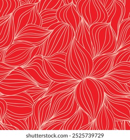 Seamless floral pattern based on traditional folk art ornaments. Colorful flowers on color background. Scandinavian style. Sweden nordic style. Vector illustration. Simple minimalistic pattern.