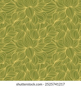 Seamless floral pattern based on traditional folk art ornaments. Colorful flowers on color background. Scandinavian style. Sweden nordic style. Vector illustration. Simple minimalistic pattern.