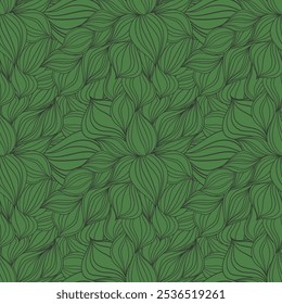 Seamless floral pattern based on traditional folk art ornaments. Colorful flowers on color background. Scandinavian style. Sweden nordic style. Vector illustration. Simple minimalistic pattern.