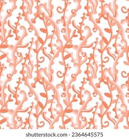  Seamless floral pattern.Can be printed on any material: package, merch, fabric, home.