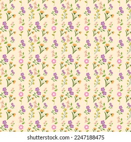 nahtloses Blumenmuster. schönes Blumenmuster-Design. Musterdesign-Hintergrund. Blumengewebe. nahtlose Musterdekoration.