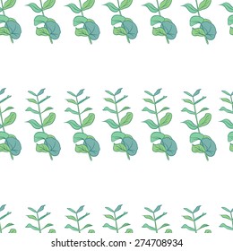 Seamless floral pattern. Beautiful flowers.  Delicate wedding. Line art.  Pencil style. 