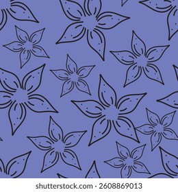 seamless floral pattern. beautiful watercolor flower pattern. vector illustration of watercolor textured abstract art textile flower design