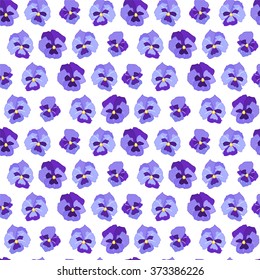 Patrón floral sin foco con flores azules violas. Textura sin fin para tu diseño, tarjetas de felicitación, anuncios, afiches.