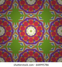 Seamless floral pattern with blue flowers, watercolor. Vector flower illustration. Seamless pattern with floral motif.