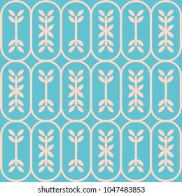 Seamless floral pattern. Blue-pink texture. 