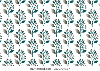 seamless floral pattern with bold red dahlias, green leaves, and intricate floral details perfect for wallpaper, fabric, wrapping paper, and botanical prints