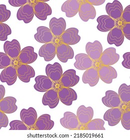 Seamless floral pattern with bright colorful flowers and tropic leaves on a white background. Plant background for fashion, wallpapers, print.