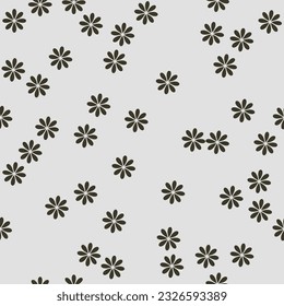 Nahtlose Blumenmuster mit ruhigen und eleganten Farben,