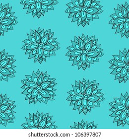 Seamless floral pattern, can be used for wallpaper, pattern fills, web page background,surface textures. Gorgeous seamless floral background